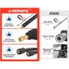 YAMATIC Pressure Washer Gun and Hose Kit, 25 FT Kink