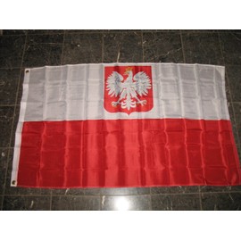 3X5 Ancestral Old Poland Polska Eagle Flag Super Poly 3'X5' House Banner