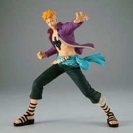 Banpresto Marco One Piece Battle Record Collection, 14 cm, Multicoloured, Collectible Figure, Ideal for Anime Fans