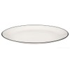 LIGNE Dessertteller D. 21 cm schwarze Linie