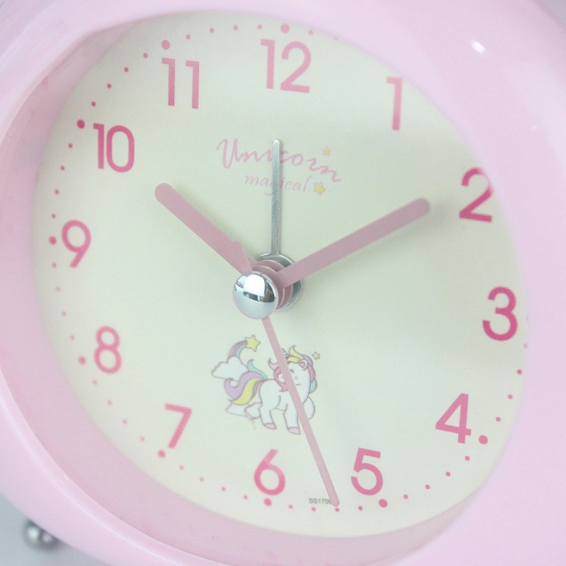 Cute Cartoon Alarm Clock Kids Students Bell Alarm Clock Child