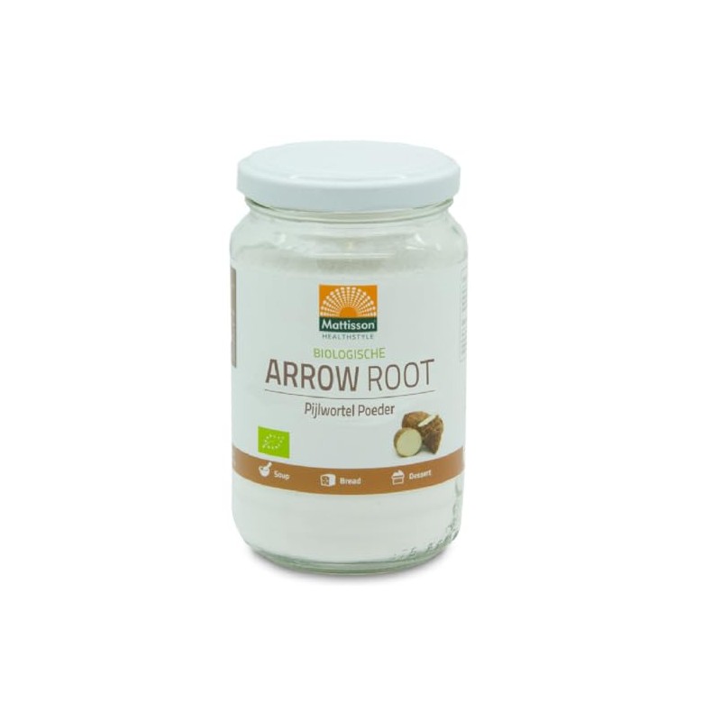 Mattisson Arrow Root Pfeilschwanzwurzel Pulver Bio, 190g, 1 Einheiten