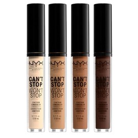 Nyx Professional Makeup Can't Stop Won't Stop Contour Concealer, Fair, 0.11 Ounce