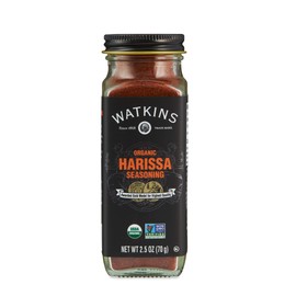 Watkins Gourmet Organic Spice Jar, Harissa, Non-GMO, Kosher, 2.5 oz. Bottle, 1-Pack