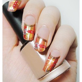 [Ang Nail] Deep French Glitter Nail Strips - Something Special
