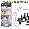 Zmbroll 660Pcs M2 Button Head Hex Socket Cap Screws Fully