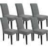 Chair Covers for Dining Chairs,Kitchen Chairs Cover Set of 6,Light