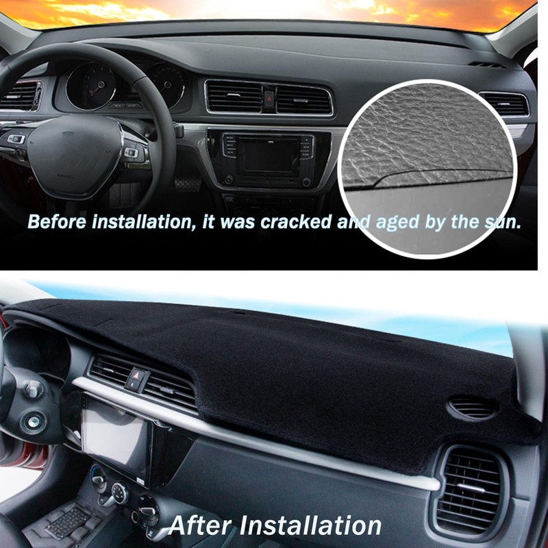 BOLTRY Dashboard Mat Cover for Hyundai Tucson 2025 Nonslip Center