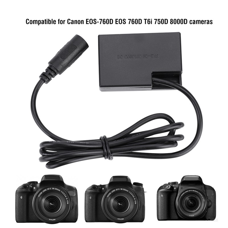 Dr E18 (LP-E17) Dummy Battery for Canon EOS-760D EOS 760D