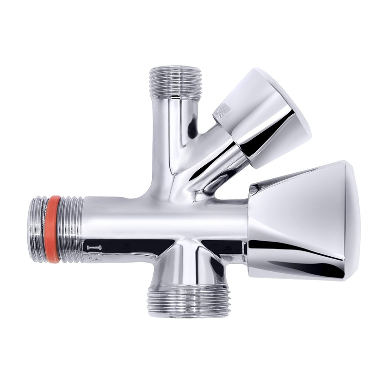 'VARIOSAN HEKO-11114 Combination Angle Valve DN15 1/2 – Chrome Plated