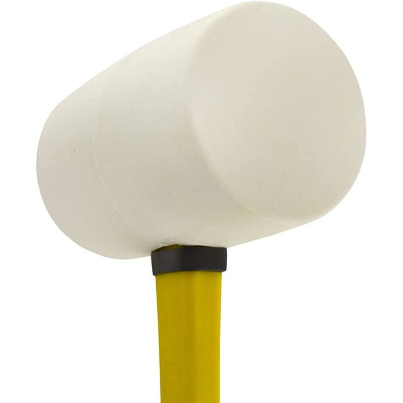 Unibos | White Rubber Mallet (32oz) | Professional | Fibreglass