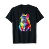 Colorful Splash Art Chinchilla Chinchillas T-Shirt