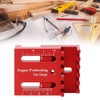 Woodworking Mini Gaps Gauge Aluminum Alloy Depth Measuring Sawtooth Ruler