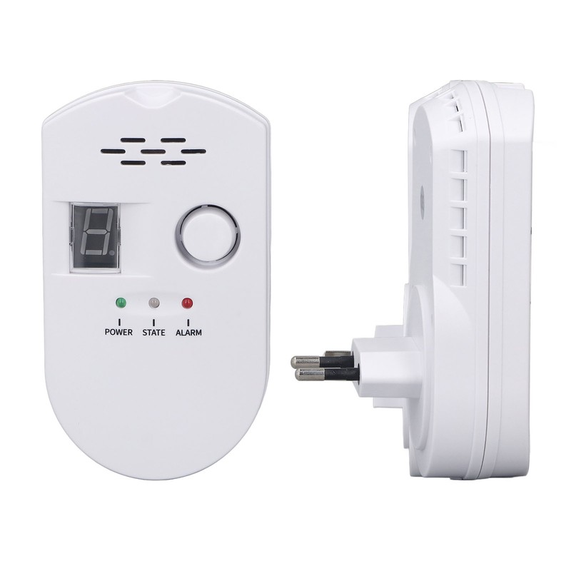 Natural Gas Detector Plug In Ultra Sensitive Digital Display Flammable