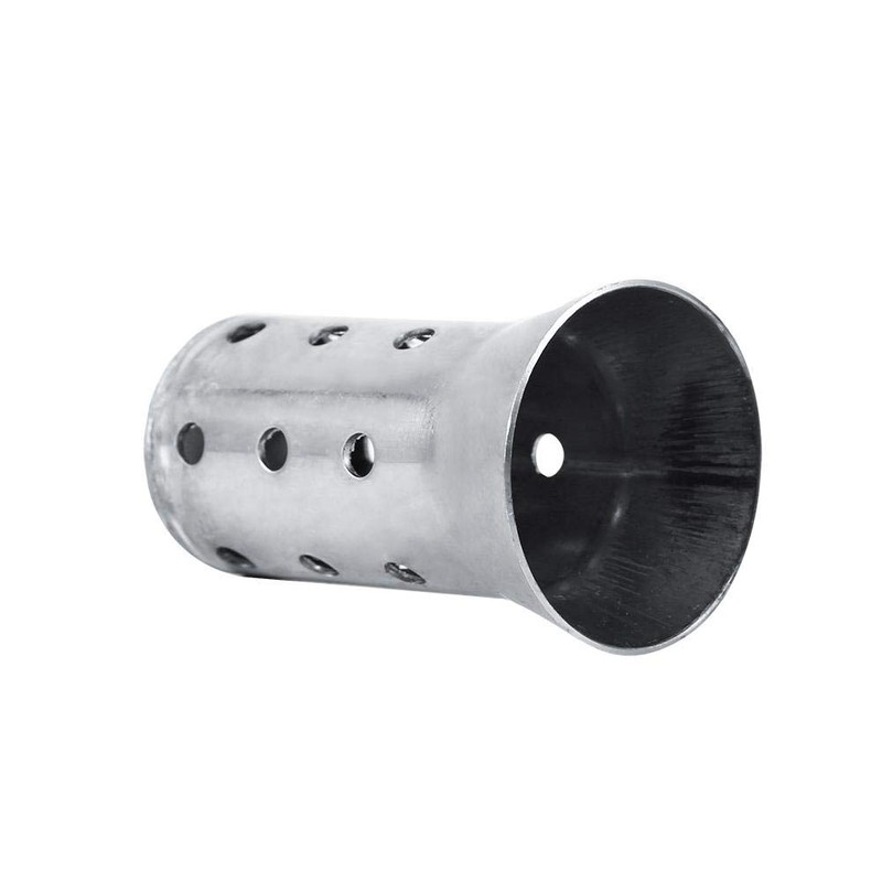 Motorcycle exhaust pipe silencer, stainless steel material, 51 mm, universal