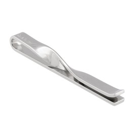 Paul Smith 130903 250 Reversible Tie Bar, Silver, Tie Pin, Men's, Genuine Gift Box, Shop, Bag Included, Bonus, Resin Brass