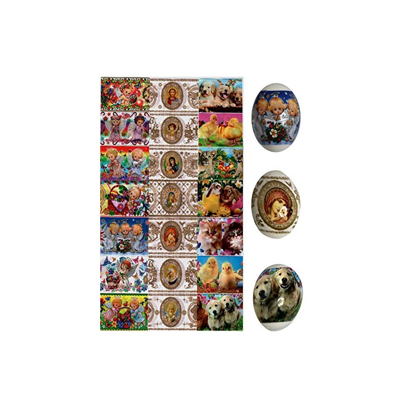 Lot 3 Ukrainian Thermo Heat Shrink Sleeve Decoration Easter Egg