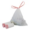 Hespama Bolsas de Basura Pequeñas con Cordón de 2.6 Galones