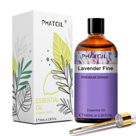 PHATOIL Genuine Lavender Oil Aroma Oil Lavender Essential Oil Natural Lavender Essential Oil 100ml Gift