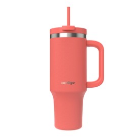 Contigo Streeterville 40oz Tumbler Stainless Steel Vacuum Insulated Leak-Proof Cold for 29 Hours Coral