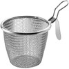 Stainless Steel Pasta Basket, Mesh Spider Food Dumpling Noodle Strainer,