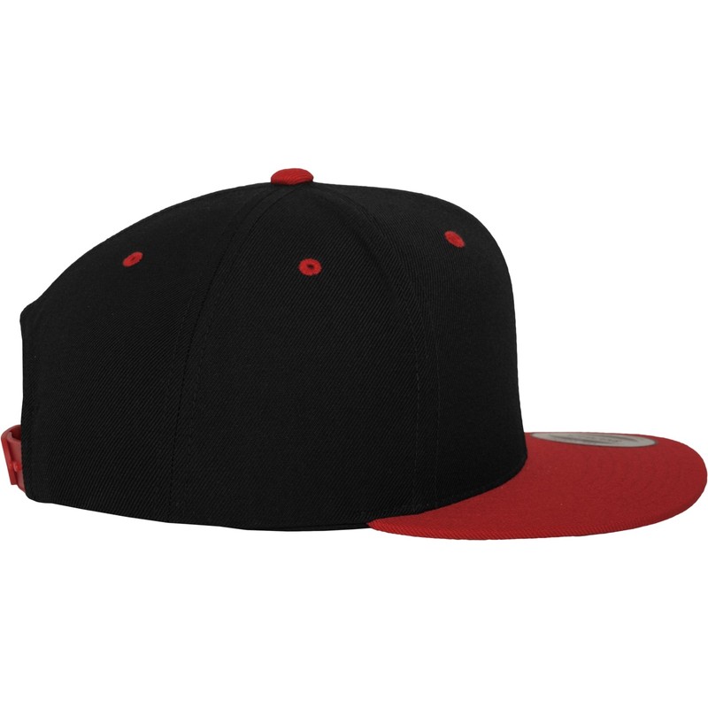 Flex fit Unisex's Mütze Classic Snapback 2-Tone Baseball Cap, Black