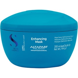 Alfaparf Milano Semi Di Lino Curls Enhancing Mask - Mascarilla Hidratante Intensiva para Cabello Rizado y Ondulado, Define y Controla el Frizz, 200 ml