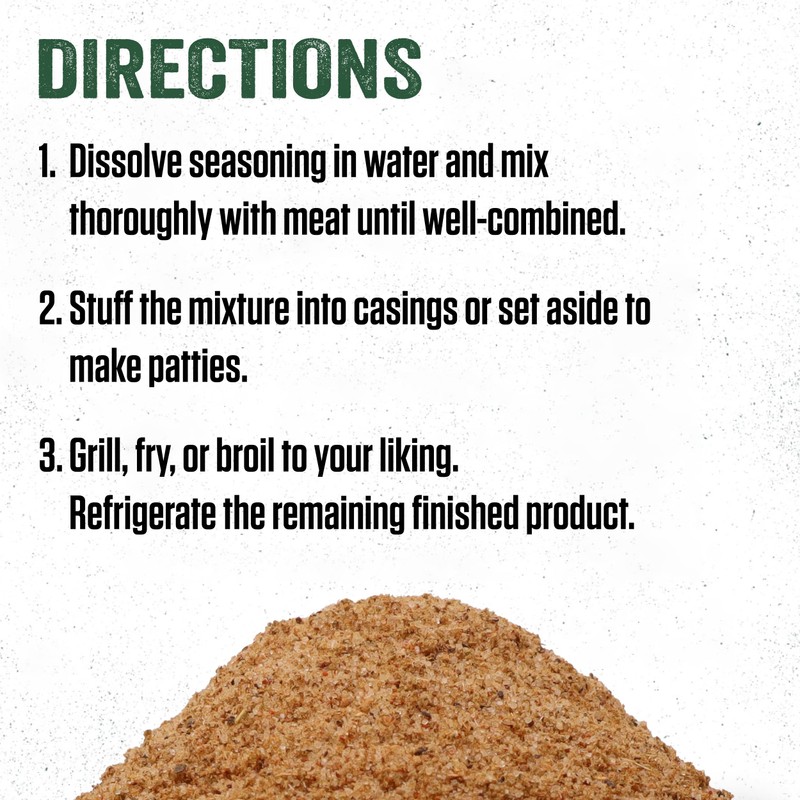 LEM Products Backwoods Breakfast Fresh Sausage Seasoning Kit, Ideal for