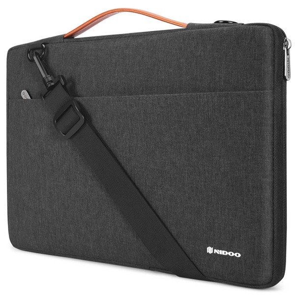 NIDOO 13.5 Inch Laptop Sleeve Shoulder Messenger Bag Protective Computer