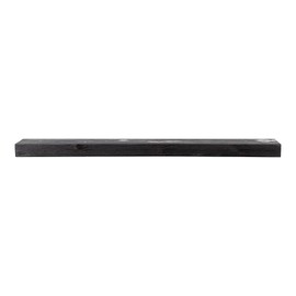 Modern Ember Vara Wood Mantel Shelf - 66 Inch Ebony | 3 Inch Height - Variations in Grain and Natural Distresssing | Wooden Floating Wall Mounted Shelf - for Fireplaces & Décor