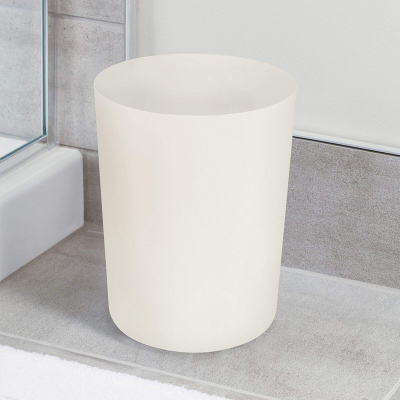 iDesign Finn Waste Can, Coconut