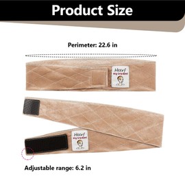 OUDQFCJ 2 Stück Elastisches Perückengriff Perücke Stirnband (Hautfarben)