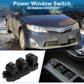 A ABSOPRO Power Window Switch No.840400K011 Front Right Driver Side Window Control Switch for Toyota Camry Avalon 2018-2022 Black