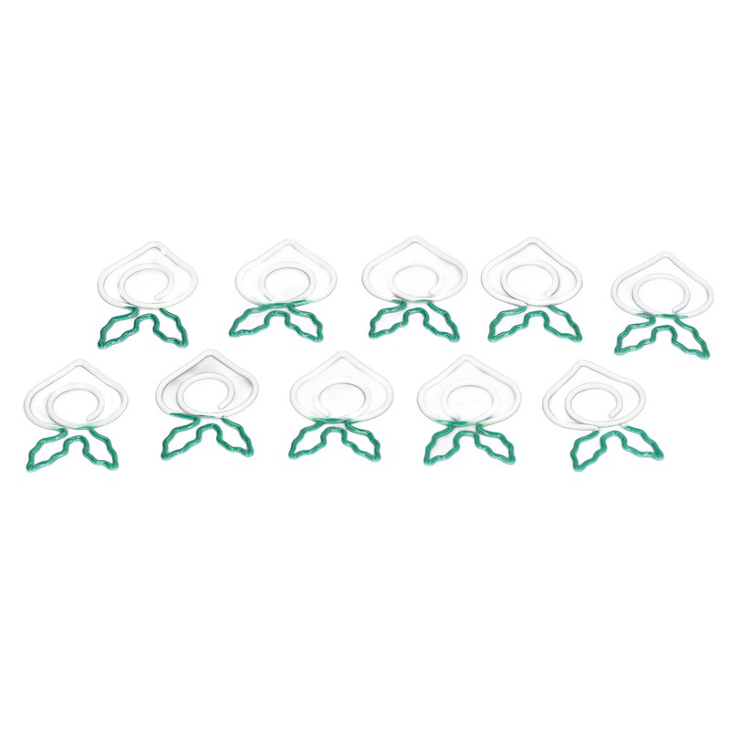 100 Pcs Shaped Paper Clips 2 Color Metal Material Light