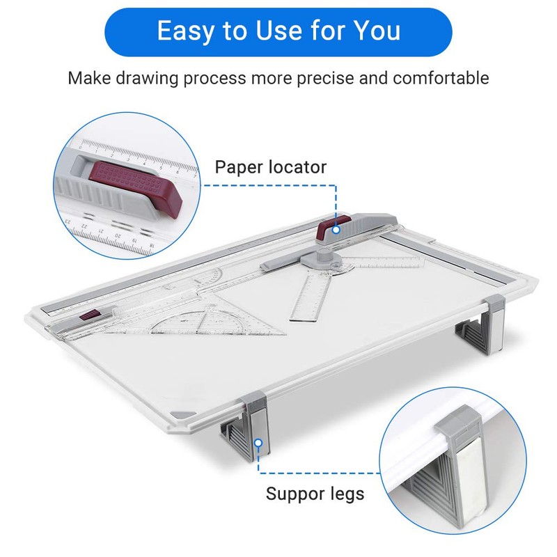 Metric Portable Drafting Table, Drawing Board Drafting Tools Set A3