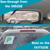 P Plate Stickers for New Driver | Micro-Perforated Tech: See-Through