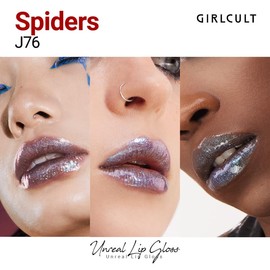 GIRLCULT Glass Shine Lip Gloss – Non-Sticky Hydrating Lip Stain with High-Shine Glossy Finish, Long-Lasting Lightweight Formula, Moisturizing & Comfortable Wear for Plump Lips (J76)