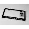 Pontiac Trans Am Reflective Trans Am License Plate Frame Black
