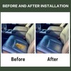 FZJDSD Black Passenger Side Bottom Microfiber Leather Replacement Seat Cover