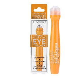 BIOVÈNE Anti-fatigue Eye Concentrate - 10% Vitamin C & Organic Banana - Roll-On Eye Serum Against Dark Circles & Puffiness - Vegan - 15ml