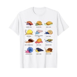 Snails of the world - Snail species T-Shirt