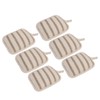 6pcs Exfoliating Sponge Pad Deep Cleaning Double Side Shower Scrubber