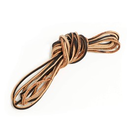 [Whites Boots] Genuine Leather Boots Lace (Shoelaces), Braun