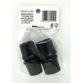 WAKI GK-013 Round Chair Cap, 1.0 inches (25 mm), 4 Pieces, Black