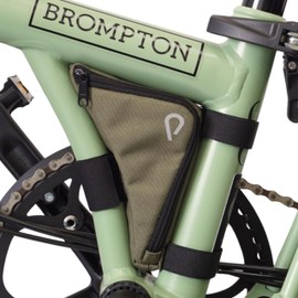 Vincita Boomerang Bag - Frame Bag for Brompton Bike - Bicycle Accessories (Green)