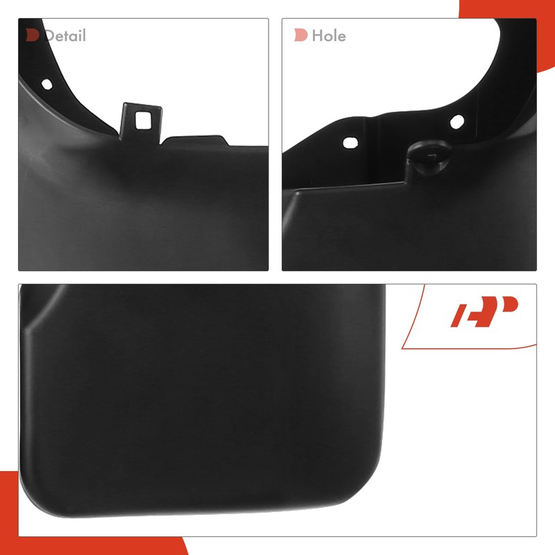 A-Premium Set of 4PCS Mud Flaps Splash Guards Mudguards Mudflaps
