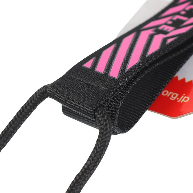 ORANGE Board Long Leash Cord 130621 4035 (Black x Pink/FF/Men's,