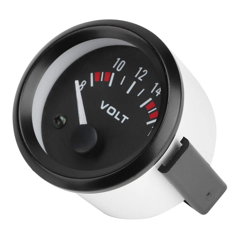 Qiilu Car Universal 12 V Voltmeter 52 mm/2 in Voltage