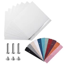 HoneyTolly Photo Album Self Adhesive Scrapbook Refill Pages for 11x10.8 inch Photo Album 11 Colors
