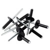 ISPINNER 50pcs 3/16" x 1/2" Large Flange Aluminum Blind Rivets,